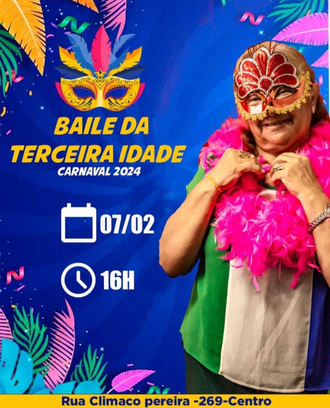 Terceira Idade promove baile de Carnaval