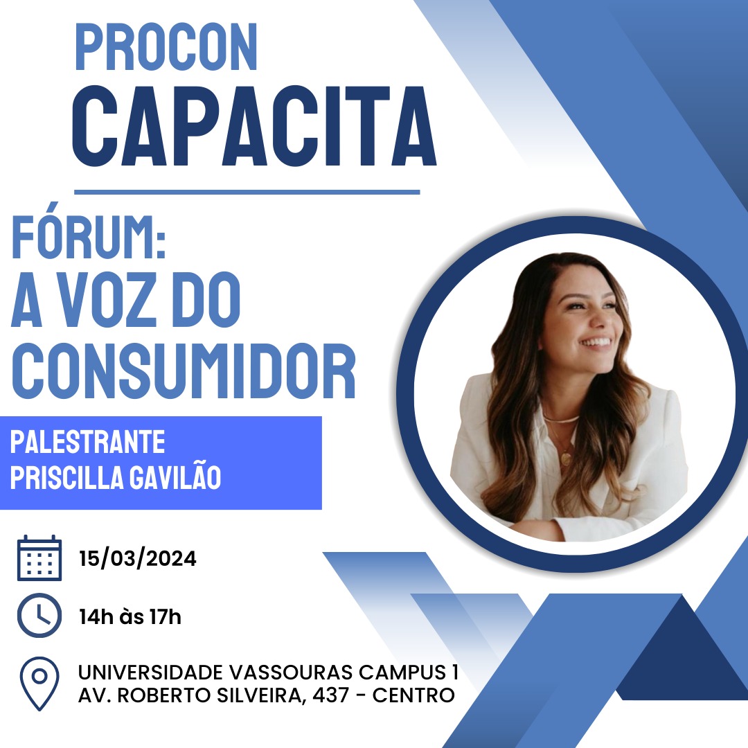 Palestra marca Dia do Consumidor em Maricá