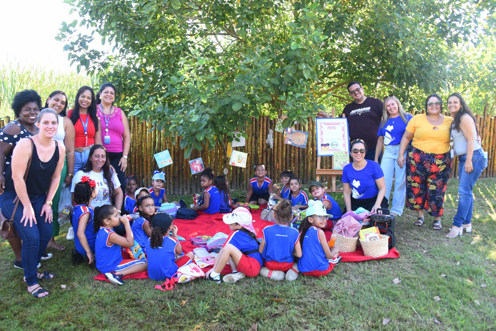 Alunos de Maricá participam do projeto “Piquenique Literário”