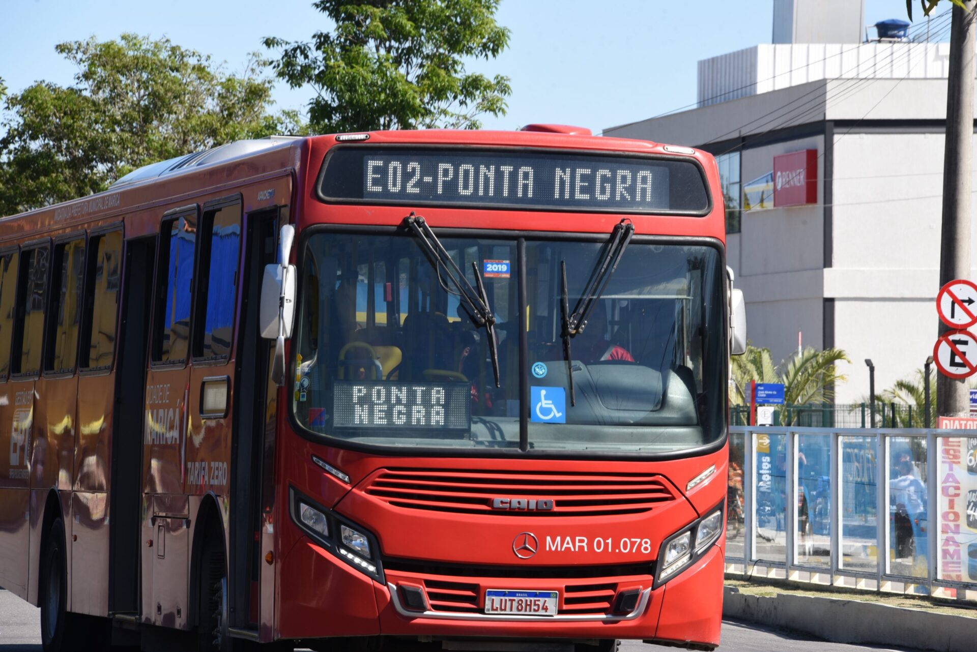 EPT divulga mudança no itinerário dos ônibus vermelhinhos no Centro