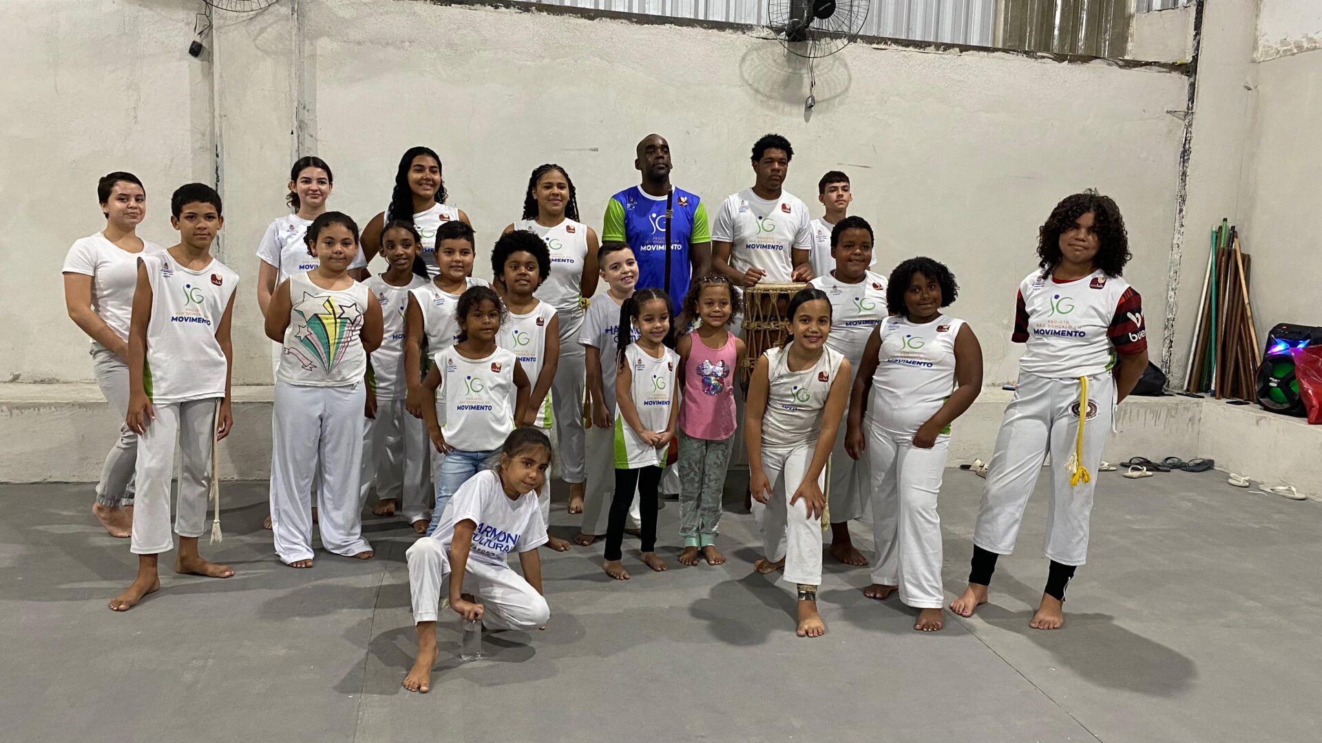 Aluna do Projeto São Gonçalo em Movimento, Ágata, de 9 anos, participa do Campeonato Mundial de Capoeira