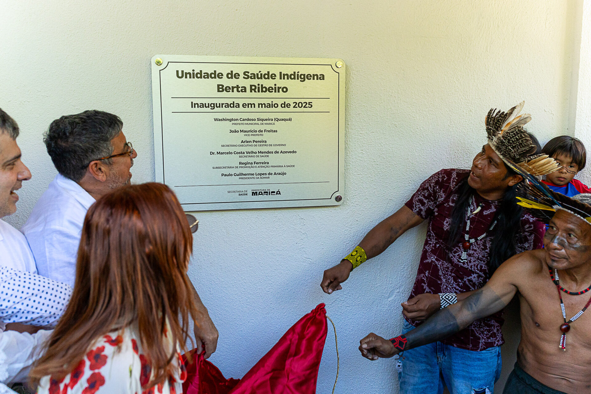 Quaquá inaugura Unidade de Saúde Indígena na Aldeia Céu Azul