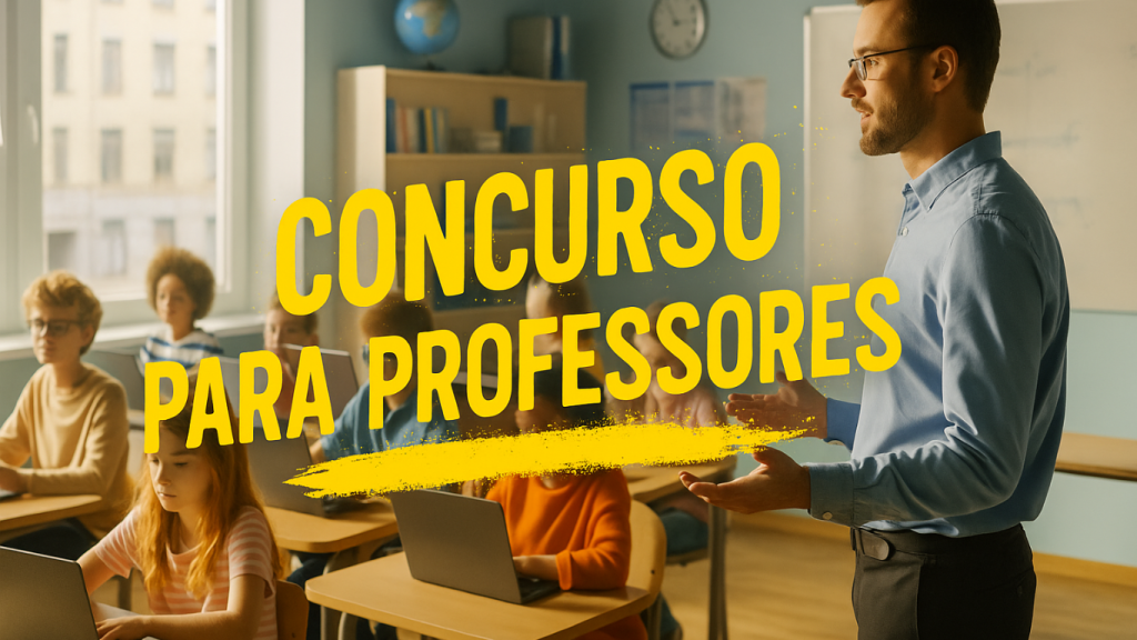 Concurso público aberto para professor no RJ com salários de até R$ 13 mil