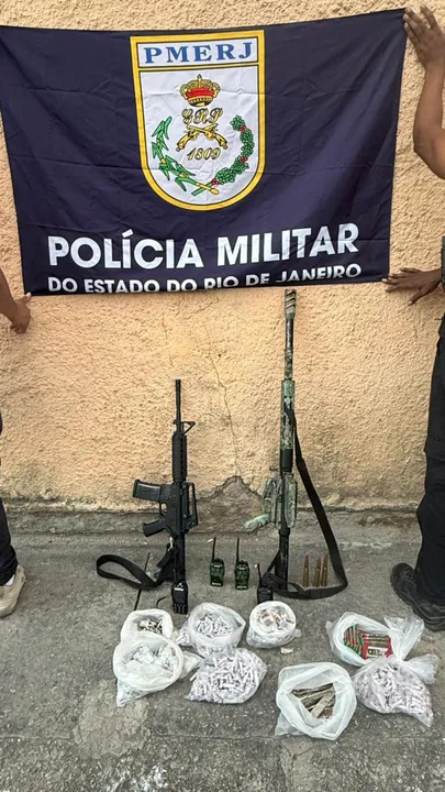 Confronto no Jardim Catarina termina com um morto, dois presos e apreensão de fuzis em São Gonçalo