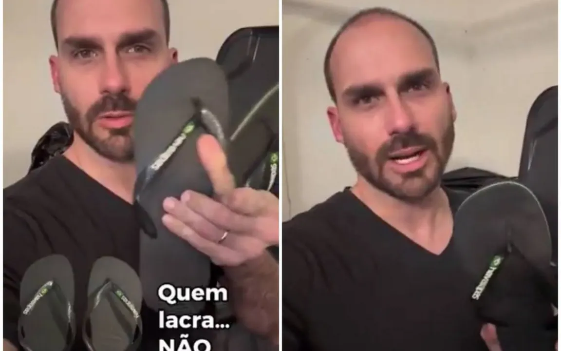 Havaianas sofre boicote por parte do ex-deputado federal Eduardo Bolsonaro
