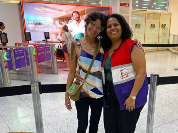 Mulher em situação de vulnerabilidade retorna ao Pará após acolhimento e apoio social em Maricá