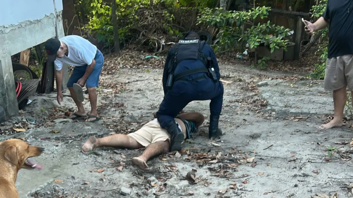 Guarda Municipal de Maricá prende homem em flagrante por tentativa de feminicídio