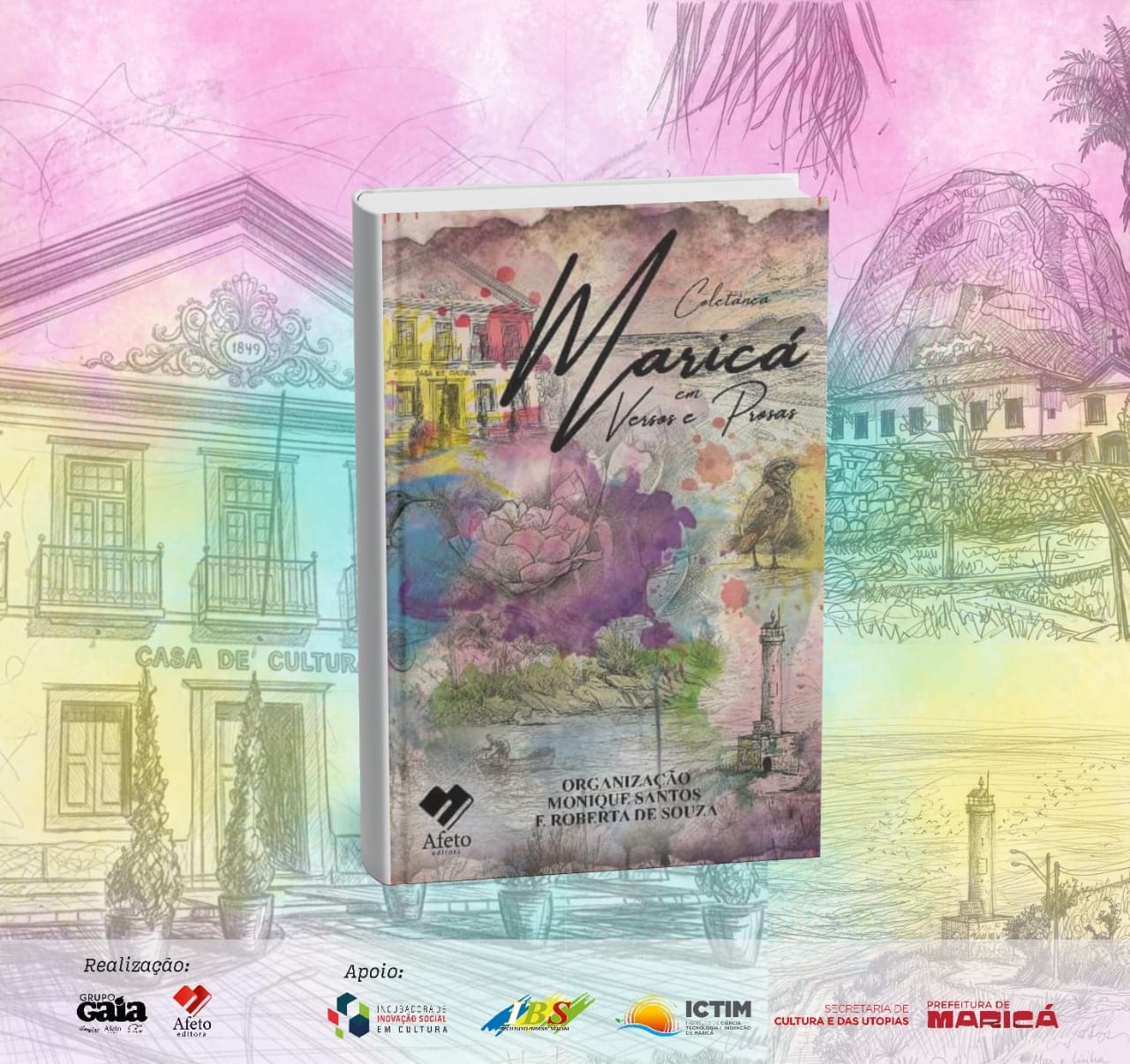 Lançamento de “Maricá em Versos e Prosas” acontece no Banco Mumbuca neste sábado