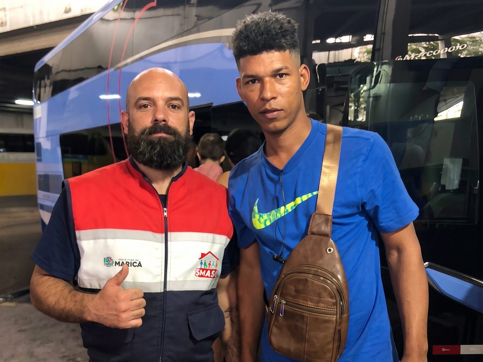 Assistência Social de Maricá apoia imigrante cubano em situação de rua e viabiliza reencontro com familiar no Ceará