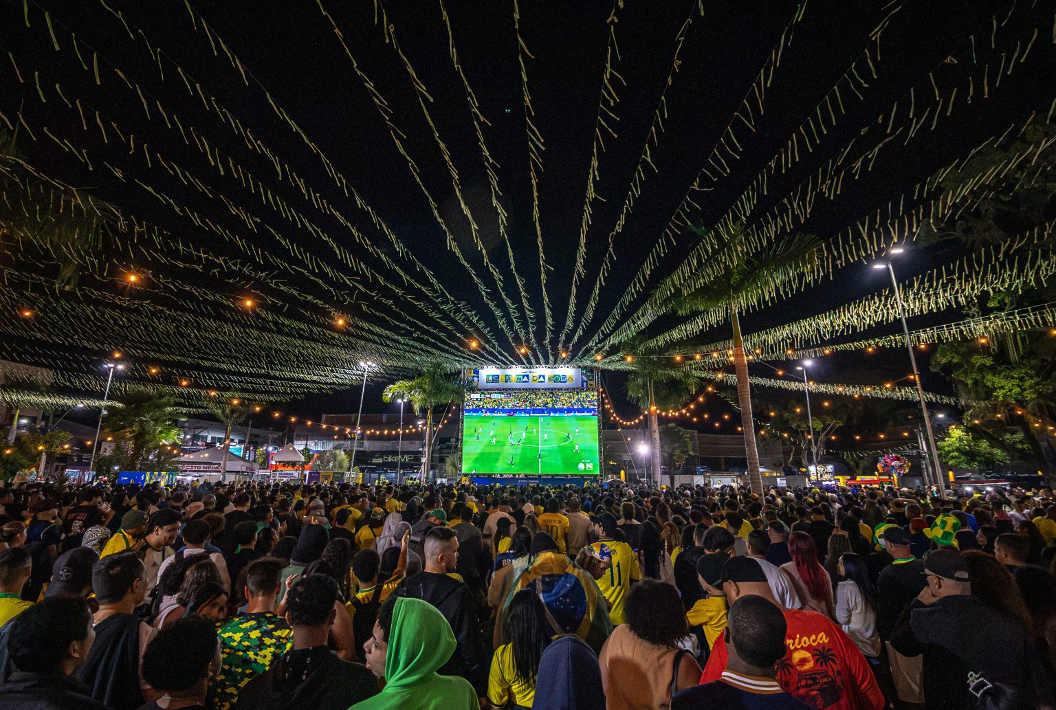 Maricá transmite Brasil x Escócia com telões e atrações culturais em toda a cidade nesta quarta-feira (24/06)