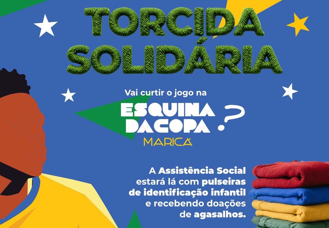 Esquina da Copa em Maricá terá campanha de arrecadação de agasalhos nesta quarta-feira
