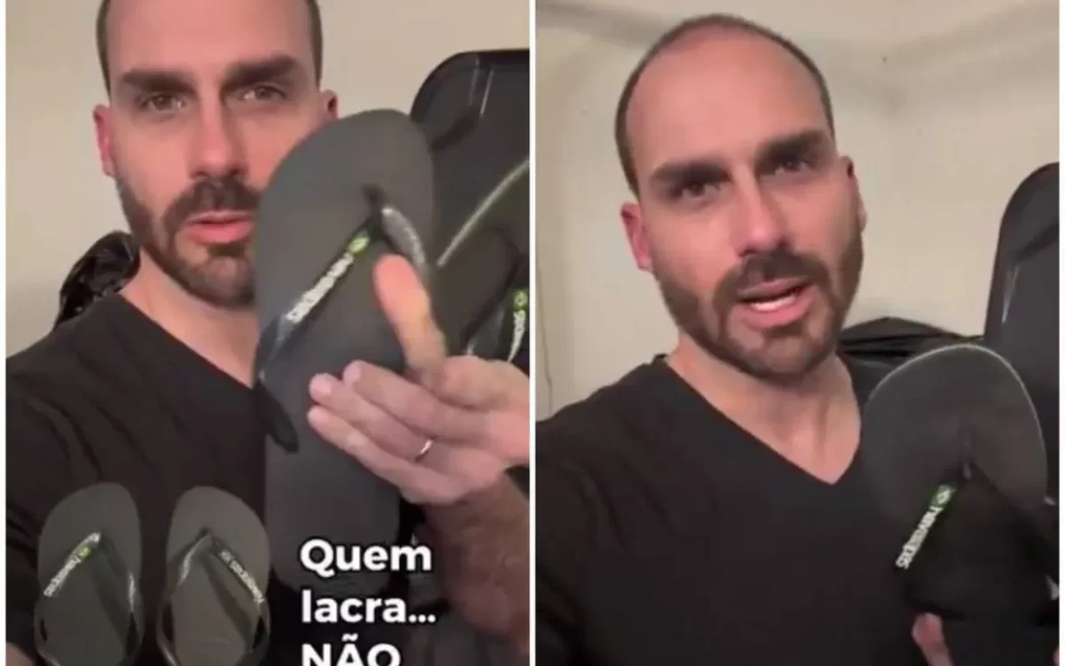 Havaianas sofre boicote por parte do ex-deputado federal Eduardo Bolsonaro