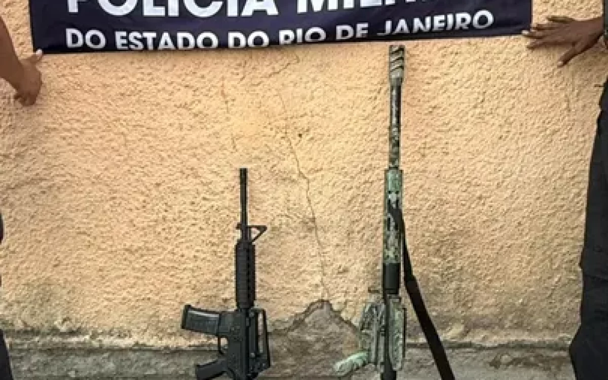 Confronto no Jardim Catarina termina com um morto, dois presos e apreensão de fuzis em São Gonçalo