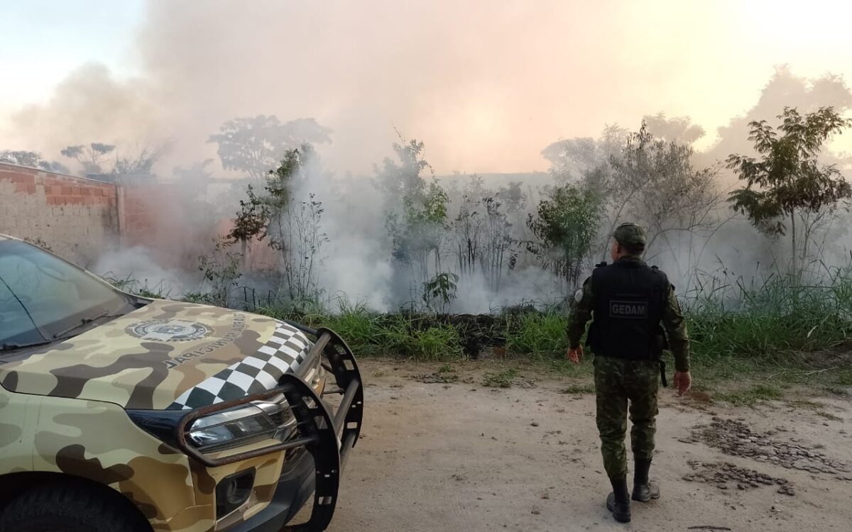 Tempo seco e queimadas aumentam ocorrências em Maricá