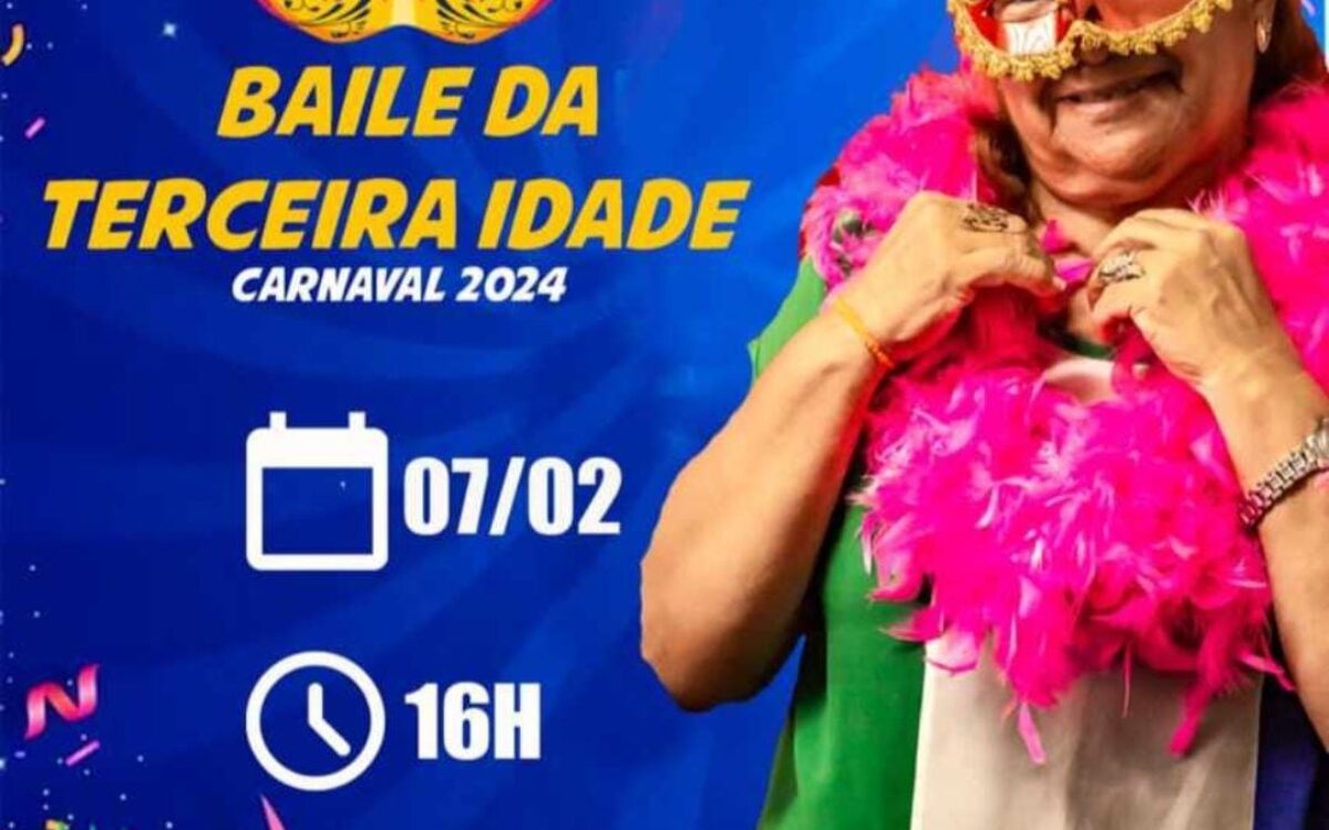 Terceira Idade promove baile de Carnaval