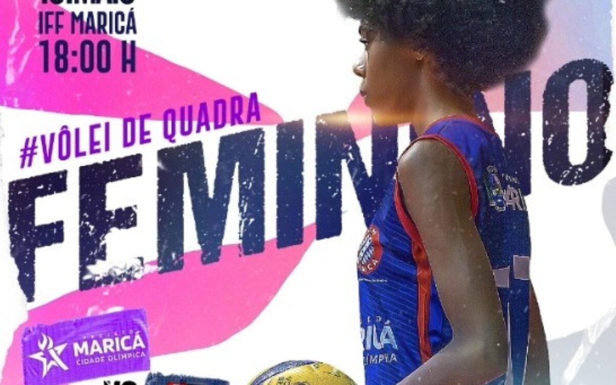 Time de Maricá disputa vôlei feminino contra o Flamengo