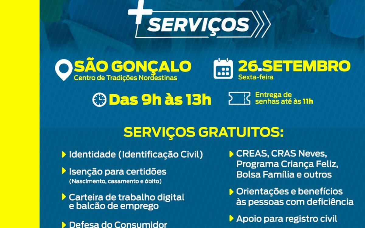 São Gonçalo recebe Programa RJ Para Todos nesta sexta-feira (26)