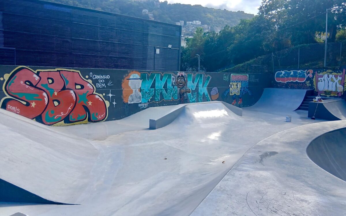 Rocinha ganha rampa de skate revitalizada e programação esportiva neste domingo