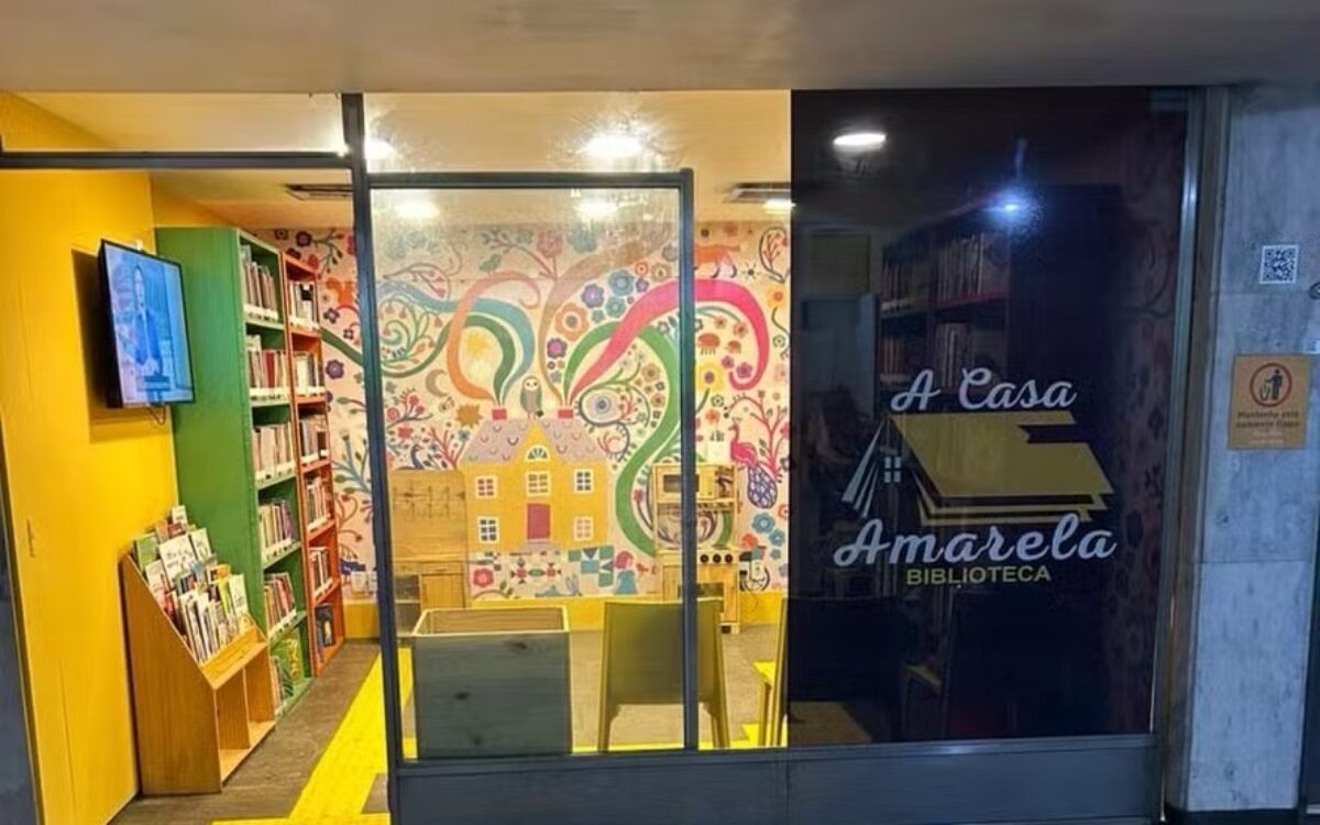 Biblioteca “A Casa Amarela” será inaugurada na estação Cinelândia do MetrôRio: veja data, horário e como participar